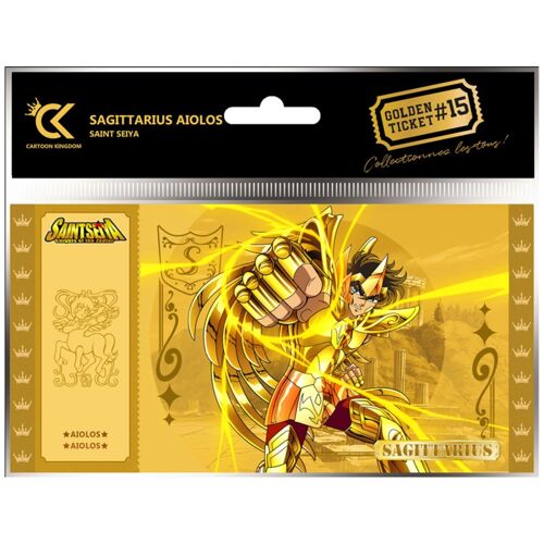 Golden Ticket Saint Seiya - Aiolos (Cartoon Kingdom)