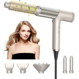 Brosse Soufflante 6 En 1 Multifonction - Sèche-Cheveux, Lissage, Boucle, Volume.