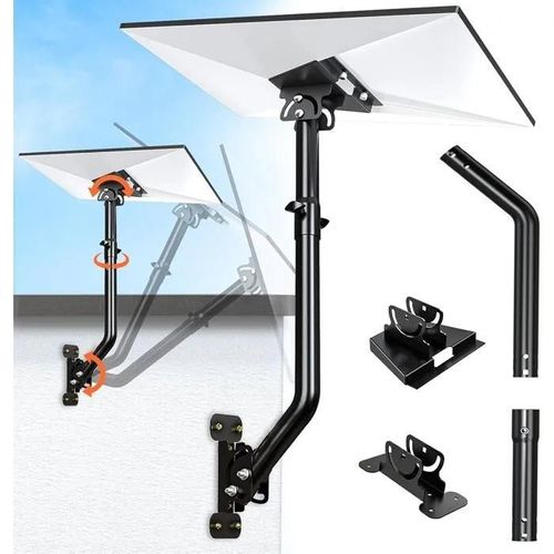 Support Starlink Gen 3 Siwket, Montage 360° pour Kit Satellite V3, Adaptateur Réglable pour Internet Starlink.