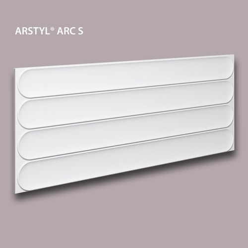 3d panneau mural NMC ARC S ARSTYL Noel Marquet Lambris mural Panneau acoustique Élément décoratif design moderne blanc 0,361 m2
