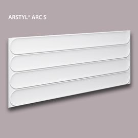 3d panneau mural NMC ARC S ARSTYL Noel Marquet Lambris mural Panneau acoustique Élément décoratif design moderne blanc 0,361 m2