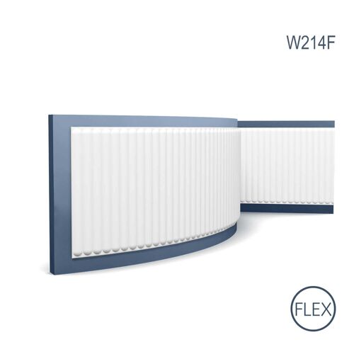 W214F Flexible HILL BEAD XL- Panneau Revêtement Mural Décoratif 3d ? 200x40x1,5 (L x l x h) Orac Decor
