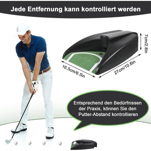 Machine De Putting De Golf, Entraîneur De Putt, Retour Automatique De Putt, Machine De Retour Automatique De Balle De Golf