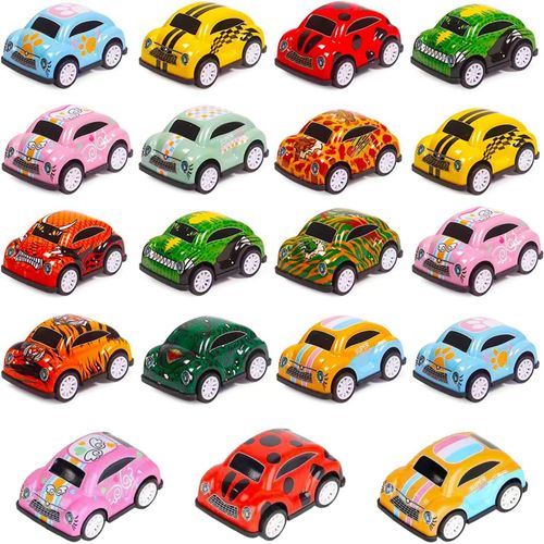 Lot De 16 Voitures De Course À Friction,Jouet Voiture Enfant Avec Tapis De Jeu Pour Filles Et Garçons