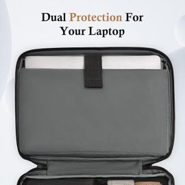 Housse pour ordinateur portable 15, 15,6 et 16 pouces, étanche, avec 4 couches de protection, compatible avec MacBook, HP, Dell et Lenovo.