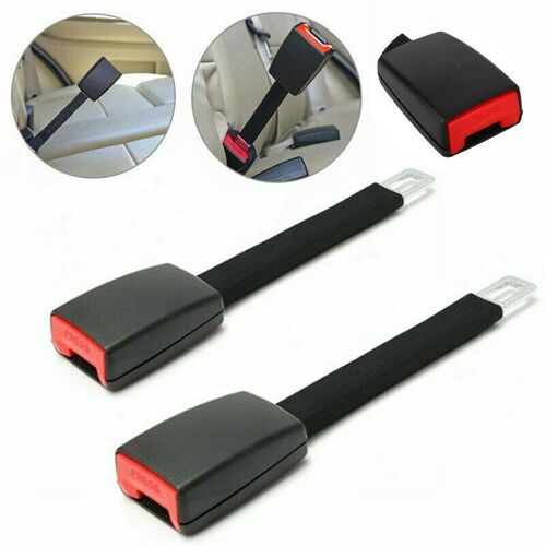 Pack Argent En Acier Boucle De Ceinture, 25cm Universelle Extender Pour 20-22mm De La Ceinture, La Ceinture Clip Extension De La Ceinture De Sécurité Bouchon