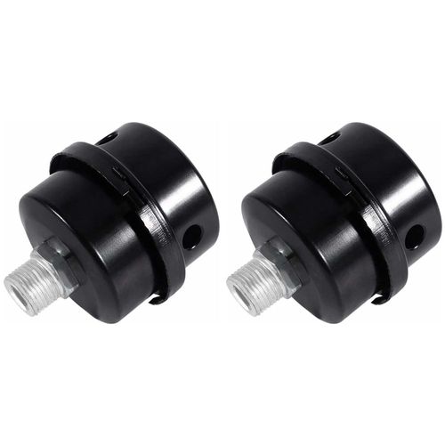 Lot de 2 filtres silencieux pour compresseur d'air (filetage 3/8" 16 mm)
