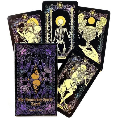 Tarot Divinatoire 78 Pièces Jeu De Société De Tarot Wandering Spirit Jeu De Cartes De Tarot Divinatoire Pour Adultes Version Anglaise Jeu De Société Vintage Pour Débutants