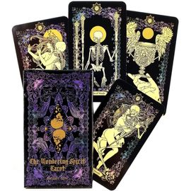 Tarot Divinatoire 78 Pièces Jeu De Société De Tarot Wandering Spirit Jeu De Cartes De Tarot Divinatoire Pour Adultes Version Anglaise Jeu De Société Vintage Pour Débutants