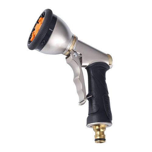 Pistolet d'arrosage Métal, Pulvérisateur de Jardin, 9 Modes D'arrosage Pistolet Arrosage Pulvérisateur de Jardin à Haute Pression pour L'arrosage De La Pelouse, Le Lavage De Voiture, Animaux