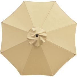 Housse De Rechange Pour Parasol, 8 Baleines, 3 M, Kaki, Imperméable, Anti-Uv, Toile De Rechange, Lavable, Respirante