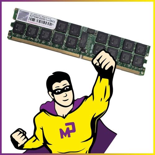 2GB RAM DDR2 Transcend 537549-0242 PC2-5300 667 Mhz DIMM CL5 1.8V 2Rx8 PC