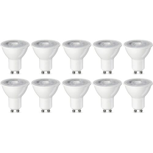 Ampoule Led Spot Basics Gu10, 4,7 W (Équivalent 50 W), Blanc Chaud, Non Variable, Lot De 10