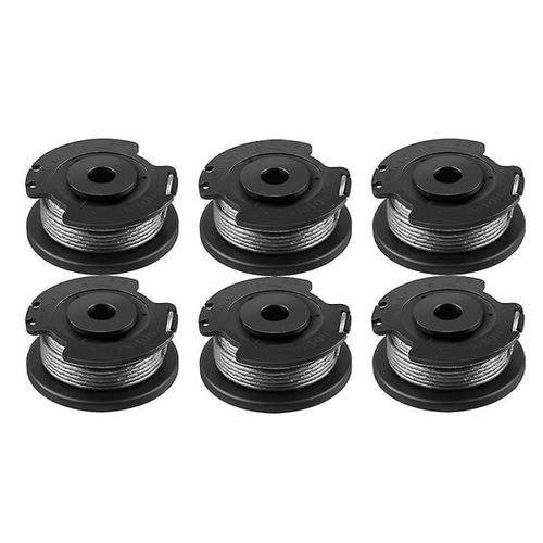Bobine et fil de rechange pour coupe-bordures Bosch EasyGrassCut 23, 26, 18, 18-230, 18-260 et 18-26 (lot de 6) F016800569
