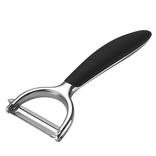 Éplucheur Rasoir Noir Avec Lame En Céramique Ultra Tranchante - Matériau Sain Qui Ne Rouille Pas Et N'oxyde Pas Les Aliments