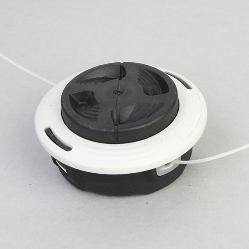 Compatible avec la tête de débroussailleuse de rechange C26-2 pour Stihl FS 55/56/70/94/91/111/131/240 - Filetage à gauche M10 x 1,0 - Filetage par poussoir au sol