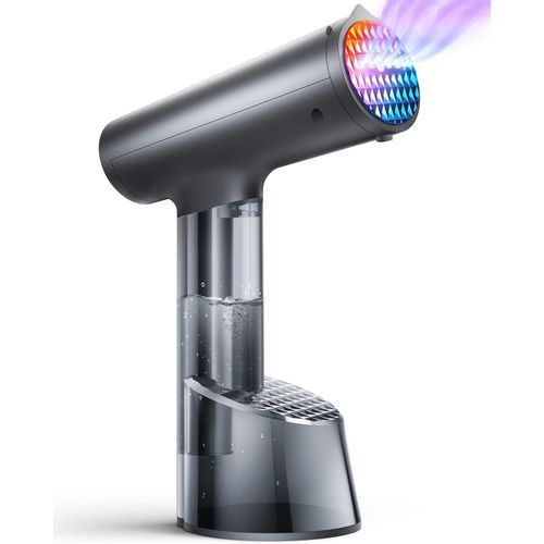 Défroisseur vapeur portable 1400W avec réservoir de 300 ml, pour un défroissage vertical et horizontal, un chauffage rapide, une élimination rapide des plis.