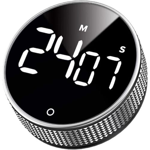 Numérique Minuterie De Cuisine, De Cuisson Minuteur Magnétique De Compte À Rebours Avec Grand Affichage À Led, Réglage Du Volume Et De La Luminosité De La Productivité De La Minuterie, Minuterie De Cuisine Cours De Cuisine Et De Remise En Forme