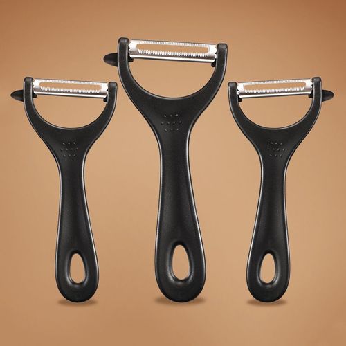 Éplucheur À Légumes Y Shaver - Éplucheur À Légumes En Acier Inoxydable - Noir (Lot De 3)