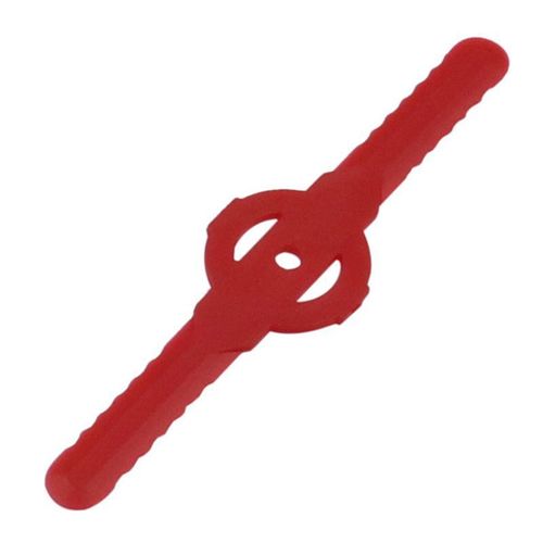 Lot de 30 lames de tondeuse à gazon en plastique rouge, tête de coupe de rechange, longue lame, fournitures de jardin, accessoires d'outils