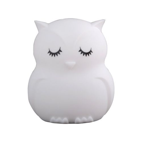 Grande Veilleuse Hibou ¿ Lampe De Chevet En Silicone 9 Couleurs Pour Bébé, Minuterie, Luminosité Et Couleur Réglables, Télécommande Tactile ¿ Grande