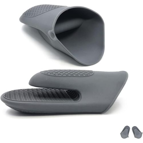 (Gris) en Silicone Épais Mitaine de Four, Mini-Résistant à la Chaleur, manique, pour la Cuisson, de Cuisson et d'un BARBECUE
