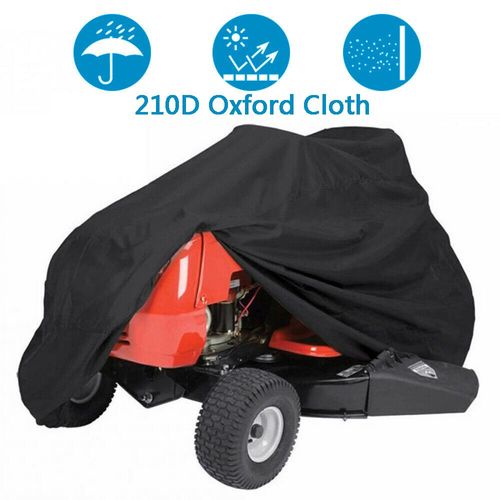 Housse de protection pour tondeuse à gazon, 183 x 137 x 117 cm, tissu 210D imperméable et anti-UV, pour tracteur de pelouse, jardin extérieur