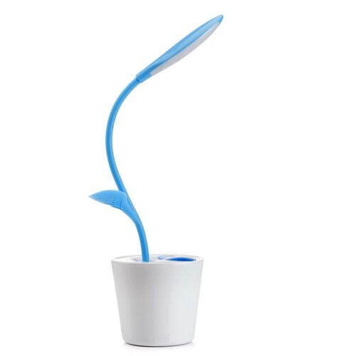 Lampe De Bureau Sans Fil, Dl01 Luminosité Réglable Touch Led Reading