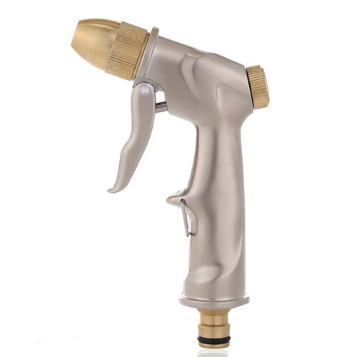 Pistolet d'arrosage de Jardin Haute Pression Pistolet de Pulvérisation de Jardin en Métal avec 4 Connecteurs en Laiton, pour Lavage de Voiture, Arrosage de Plantes
