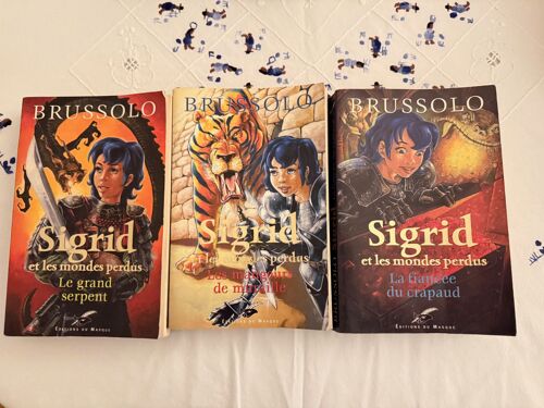 Lot 3 Romans Sigrid Et Les Mondes Perdus Tome 2 + 3 +4