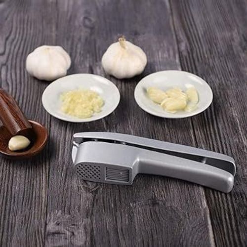 Presse Ail Mixeur Manuel Ecrase Inox Professionnel Coupe Garlic Press Poignée Epaisse Et La Maison Fournitures De Cuisine Éplucheur De Ceinture Rapide Et Brosse De Nettoyage De Haute Qualité