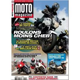 Moto Magazine 291 De 2012 Triumph 1200 Trophy Se,Honda Crf250l,Nc700,Hva Tr650 Strada,Bmw S1000rr Hp4,Suzuki Dl1000v Strom Semnoz,Gsr750,Aprilia 850 Mana Gt,Kawasaki Er6n,Yamaha 660 Mt03,Mv Agusta 675