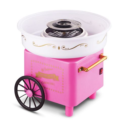 Machine à barbe à papa haut de gamme, mini machine à barbe à papa rose, machine à barbe à papa sans sucre à l'ancienne, utilisée à la maison, à l'école et au bureau