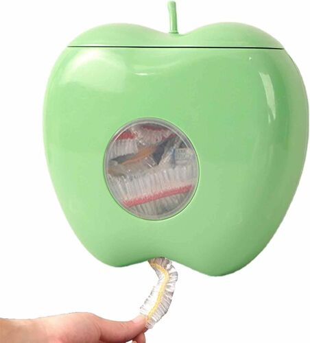 Vert Jetables De Nourriture Couvercle De Boîte De Rangement | 100 Couverture Alimentaire Des Sacs Réutilisables Mural Frais Sac De Conservation Conteneur | Mignon Emballage Alimentaire Sac Distributeur Titulaire