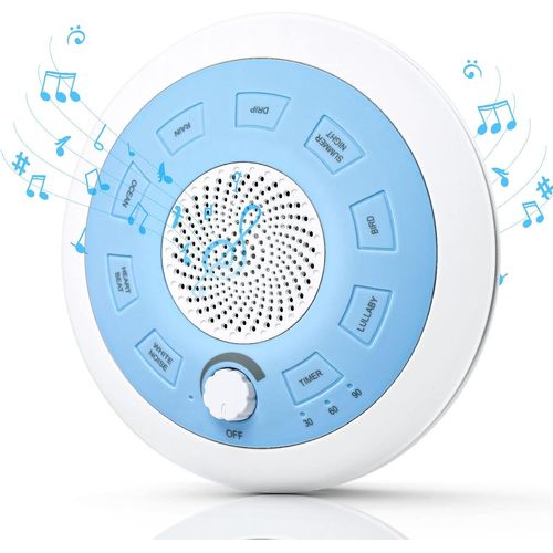 Machine À Bruit Blanc, Portable, Pour Le Sommeil Des Bébés Et Des Adultes, Avec 8 Sons, Thérapie Par Bruit Blanc Pour Bébés, Portable Pour Les Voyages, Chronométrée, Rechargeable Par Usb