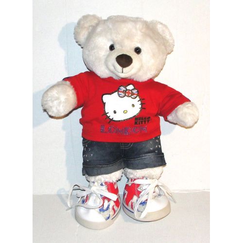 peluche ours hello kitty build a bear workshop
