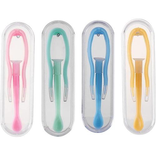 Pinces À Lentilles De Contact, Pinces En Silicone, Pinces À Lentilles Souples Et Rigides Pour Lentilles De Contact Avec Boîte De Voyage, 4 Couleurs, 8 Pièces 
