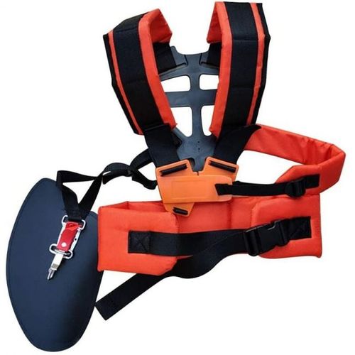 Harnais d'effort réglable et confortable, harnais d'épaule pratique et confortable pour débroussailleuse, tondeuse à gazon, accessoire universel pour machine de jardin