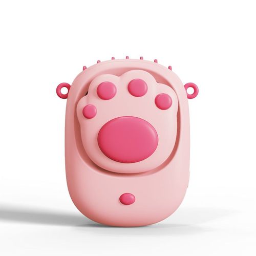 Ventilateur de cou rose, mini ventilateur de bureau USB, ventilateur personnel portable 1500 mAh, 3 vitesses, mains libres, adapté au bureau, à la maison et aux voyages en plein air