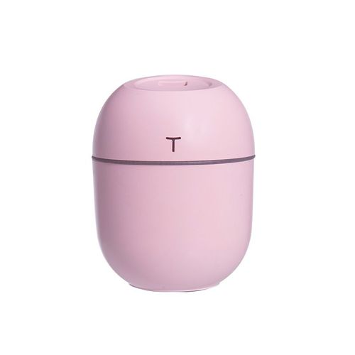 Humidificateur d'Air, 220ml Mini USB Alimenté Aroma Diffuseur Blanc pour Bureau à la Maison Brume Fraîche aux Huiles Essentielles