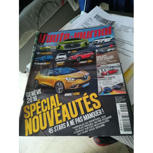 Auto Journal 953 De 2016 Fiat 124 Spider 1.4 Multiair,Toyota Prius Dynamic,Megane Gt Tce,Peugeot 308 Gt,Mercedes C220d Coupe Bva9,Bmw 330e Sport,Opel Astra 1.4 Turbo,Porsche 924,Mini Clubman,C3 Picass