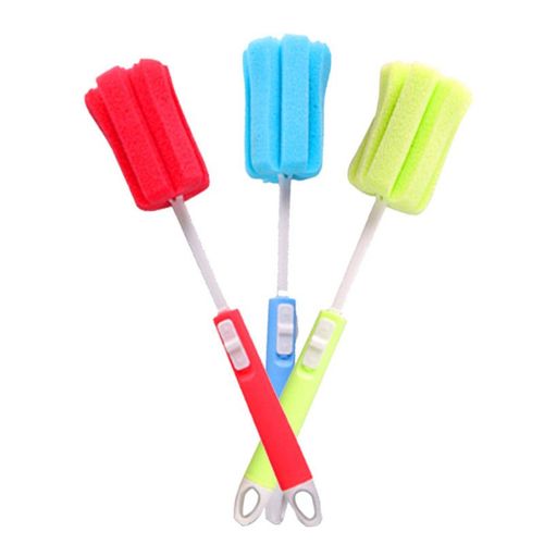 Mousse pour lave-vaisselle avec manche long réglable, brosses de nettoyage pour lave-biberons, nettoyant doux pour biberons, cuisine, verres, tasses, écologique et pratique