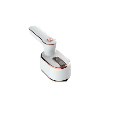 Mini fer à repasser (blanc), fer à repasser de voyage, mini machine à repasser, portable, rotatif à 180°, fer à vapeur avec réservoir d'eau de 100 ml, humide et sec, pour la famille et les voyages