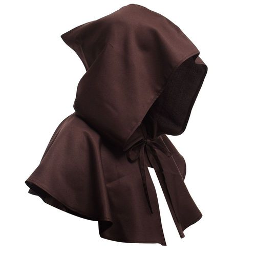 Costumes D'halloween, Chapeau Cagoule Médiéval Vintage, Manteau À Capuche Médiéval Unisexe, Poncho D'halloween, Costume De Cosplay