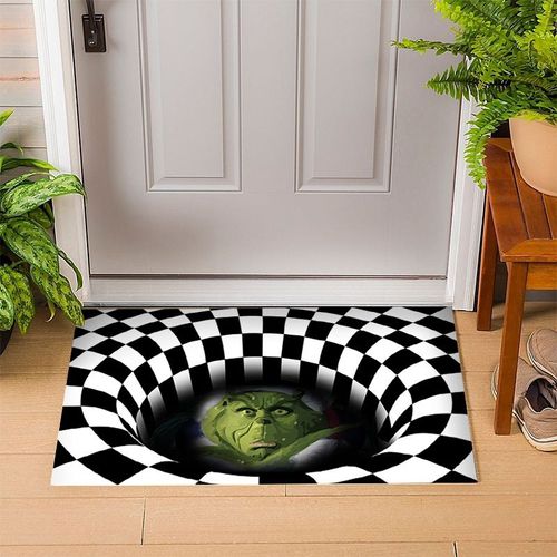 Noël Paillasson - Noël Geek 2, De Noël Paillasson, Paillasson 40x60 Cm, Tapis D'entrée, Motifs De Noël, De Noël À La Maison Des Décorations Pour Les Couloirs, Les Salles De Bains,