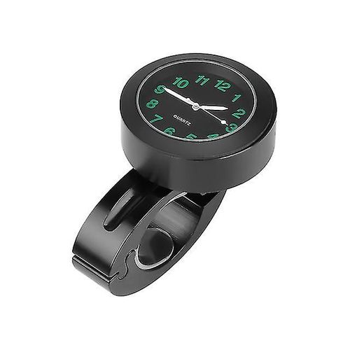 Horloge Lumineuse Étanche Pour Guidon De Moto, En Aluminium, Pour Scooter Modifié, Accessoires De Montre De Moto, Noir