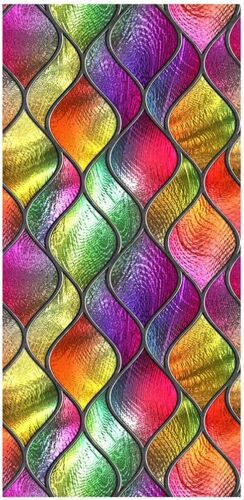 cellophane autocollant de vitre, fenêtre statique film, arc-en-ciel, la vie privée de la fenêtre film, dépoli film de fenêtre, fenêtre autocollant transparent de PVC léger autocollant en verre 3D