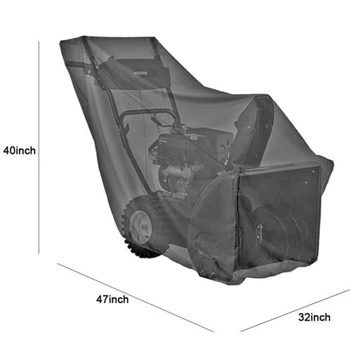 (120*82*102/60 cm) 210d Oxford housse de protection pour souffleuse à neige housse de souffleuse à neige