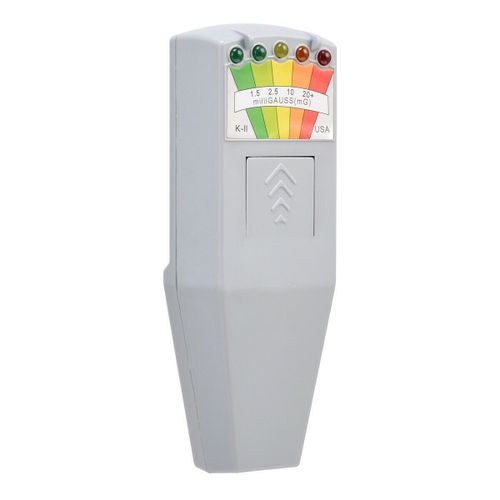 Emf Mesureur de Champ Magnétique Détecteur À Piles 9v Chasse aux Fantômes Paranormal Équipement¿Blanc¿