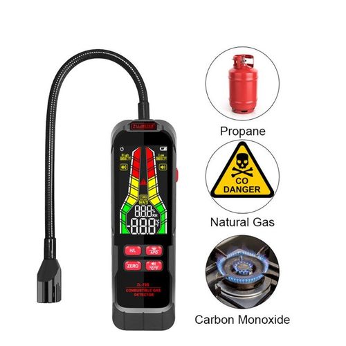 Détecteur de Gaz Naturel Détecteur de Fuites de Gaz avec Sonde de 9,4 Pouces Testeur de Gaz Portable avec Alarme Sonore et Visuelle de verser de Localiser Les Sources de Combustibles